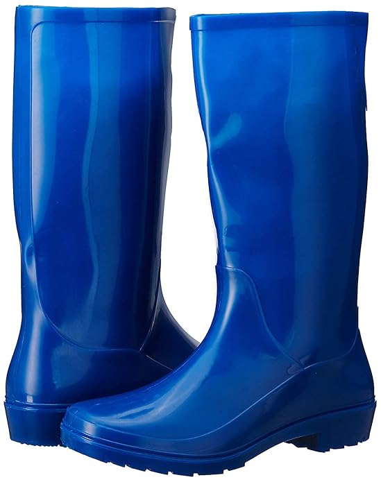 Hillson 101 PVC Plain Toe Blue Safety Gumboots(SIZE 8) 3