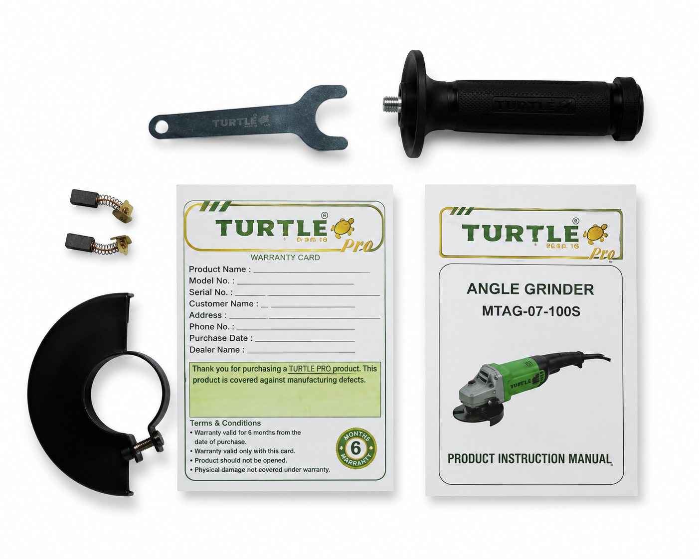 Turtle Gold Angle Grinder ST-351S – Trigger Switch (125 mm Wheel, 1400W, 11,000 rpm) 2