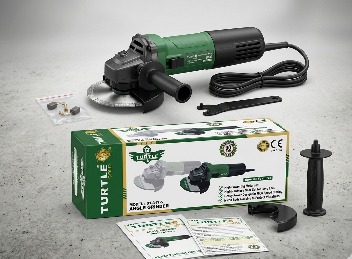 Turtle Gold Angle Grinder Side Switch ST-317S(100 mm Wheel, 1250W, 11,000 rpm) 3