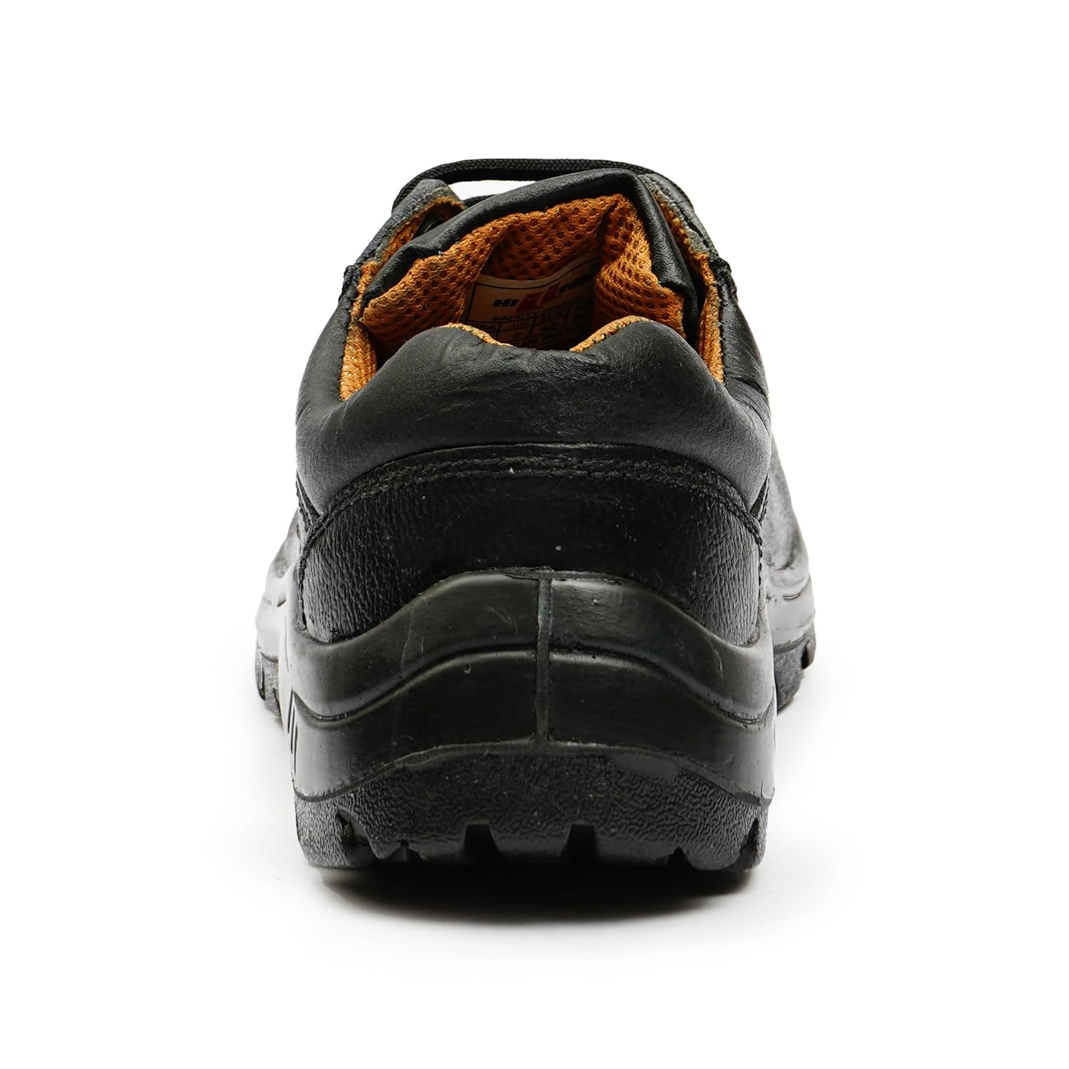 Hillson MF-01 Leather Low Ankle Composite Toe Black Work Safety Shoes, Size: 6 4