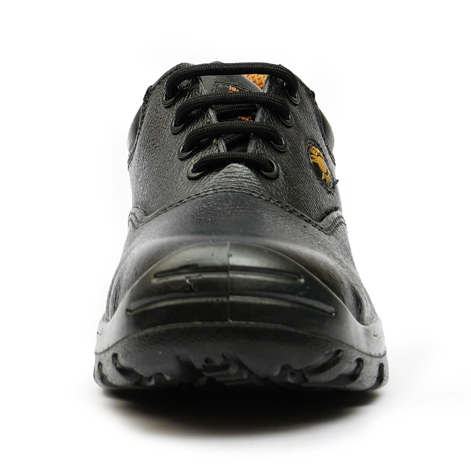 Hillson MF-01 Leather Low Ankle Composite Toe Black Work Safety Shoes, Size: 10 3