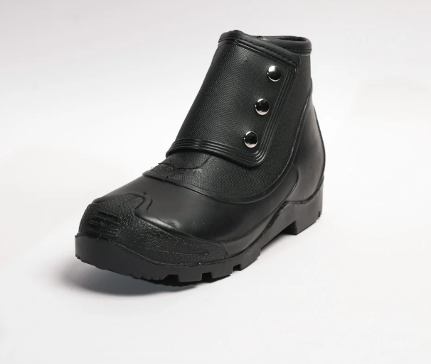 Hillson No Risk PVC Steel Toe Black Gumboots, size 7 4