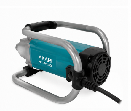 Akari 50 mm 2400 W Electric Concrete Vibrator Without Vibrating Rod (APT-EV-2400) 2