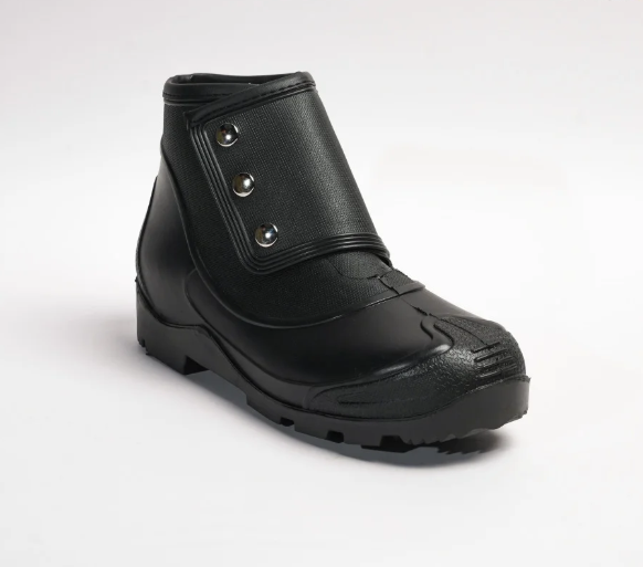 Hillson No Risk PVC Steel Toe Black Gumboots, size 9 3