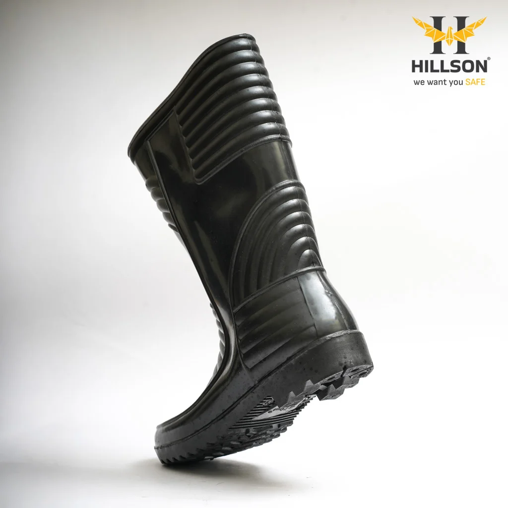 Hillson Welsafe Dual Density PVC Safety Gumboots, size-9 3