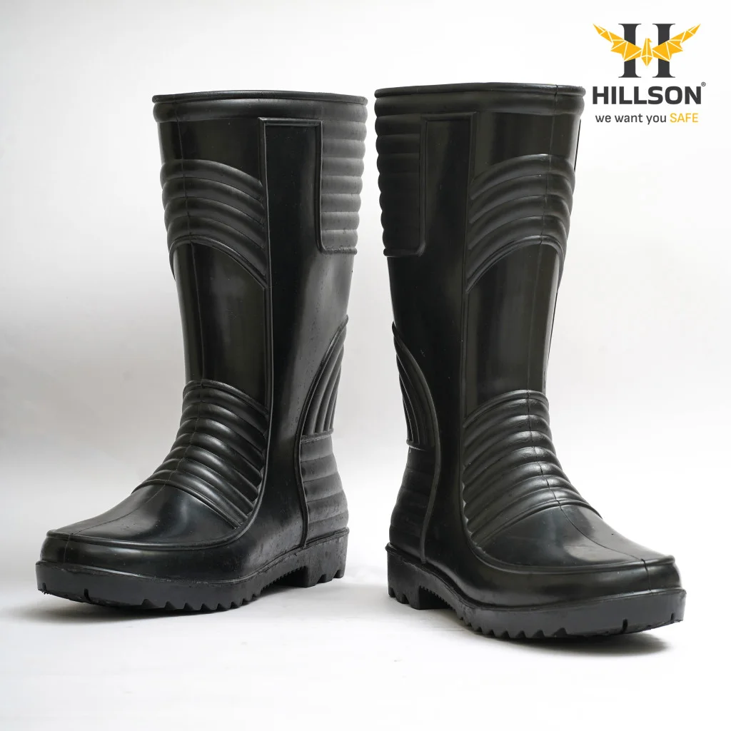 Hillson Welsafe Dual Density PVC Safety Gumboots, size-10 3