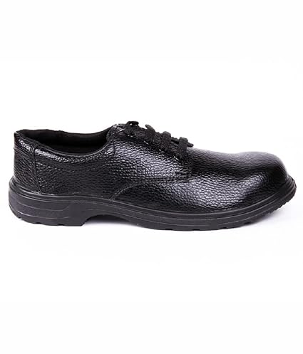 Hillson U4 lightweight safety shoes with synthetic leather upper and PVC sole for industrial workplace protection, Size 6 3