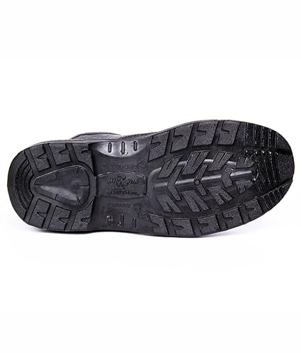 Hillson U4 lightweight safety shoes with synthetic leather upper and PVC sole for industrial workplace protection, Size 10 3