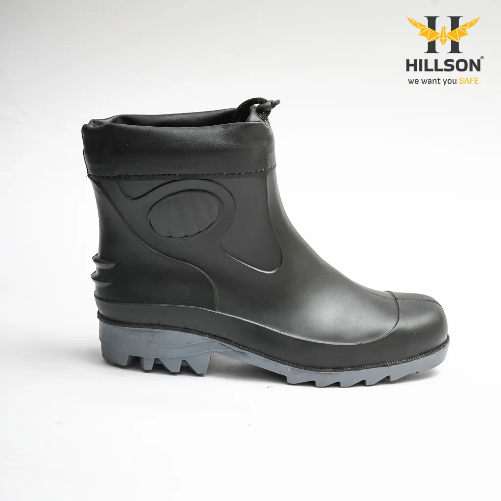 Hillson Collar Boot Waterproof Gumboot, Slip Resistant, Dual Density, Comfortable & Durable, Suitable for Engineering, Construction, Agriculture, size 8 3