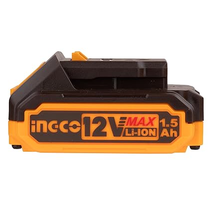 Ingco 12V cordless impact drill driver with 20Nm torque, dual-speed gearbox, and USB Type-C charging support. 2