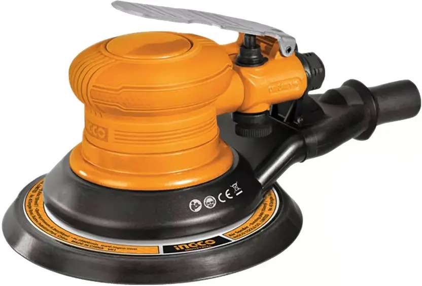 Ingco 6 inch pneumatic air sander with 10500 RPM free speed and 150mm sanding pad (APS1512) 2