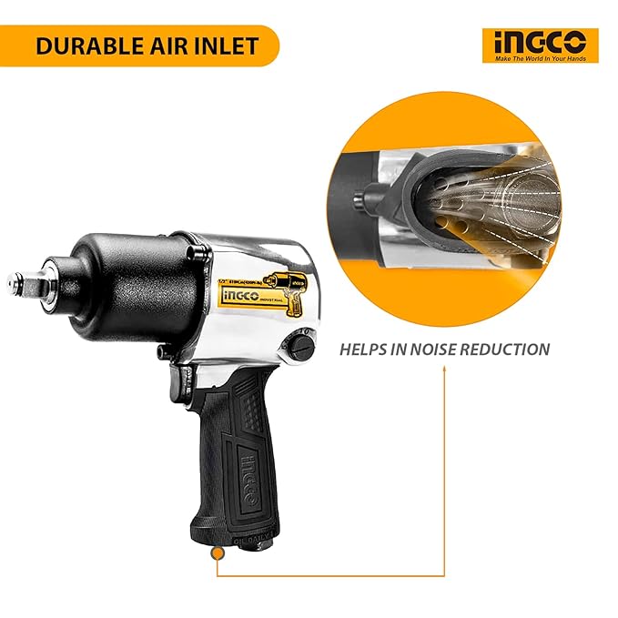 INGCO Air Impact Wrench 1/2" Drive , 610Nm (AIW12562) 5