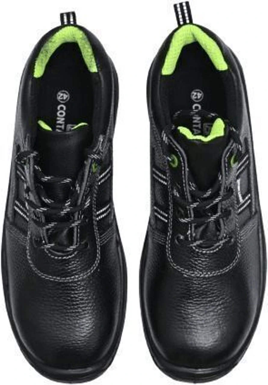 Contablue Steel Toe PU (Polyurethane) Black Safety Shoe, Size 12(GG201) 2
