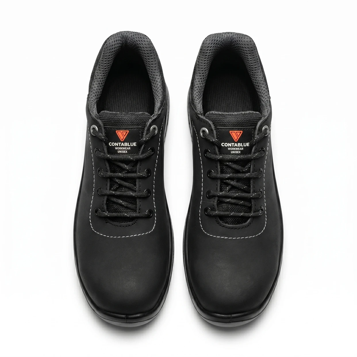 Contablue Rival-Breeze Steel Toe Artificial Leather Safety Shoe, GREY, SIZE 5 2