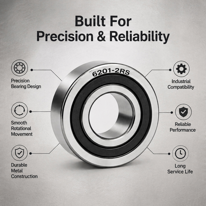 HUMSER EV 6201 Heavy Duty &High Speed Ball Bearing(HUMSER EV 6201 Heavy Duty &High Speed Ball Bearing) 3