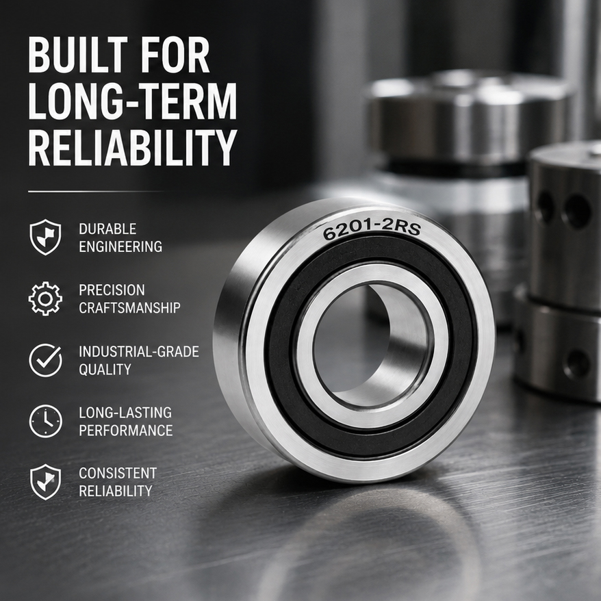 HUMSER EV 6201 Heavy Duty &High Speed Ball Bearing(HUMSER EV 6201 Heavy Duty &High Speed Ball Bearing) 5