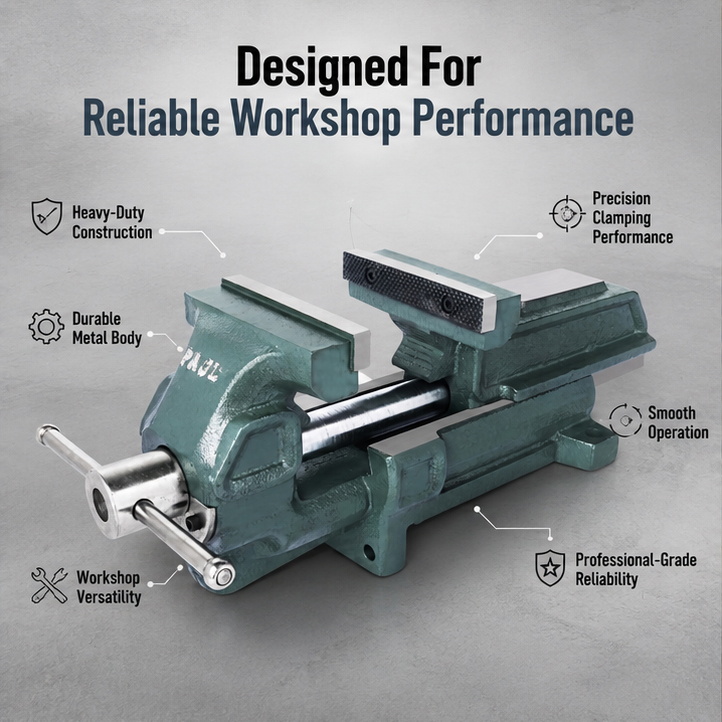 Paul Rear Jaw Sliding Bench Vice 5" (Irongator)(Paul Rear Jaw Sliding Bench Vice 5" (Irongator)) 3