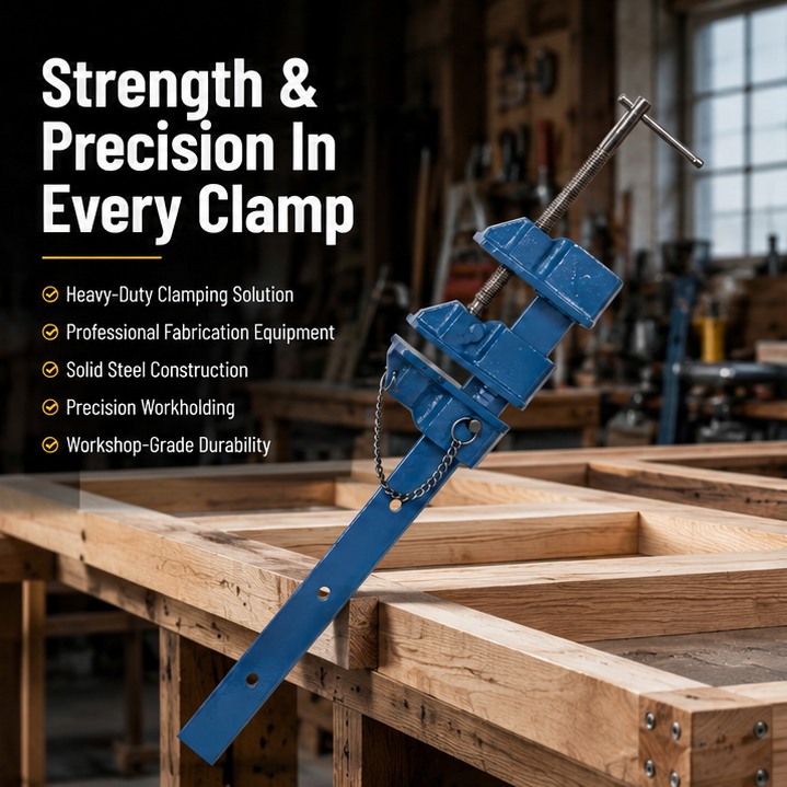 PAUL Sash Bar Clamp Heavy (Solid) Alloy Steel Jaws 2 Feet (24") 2