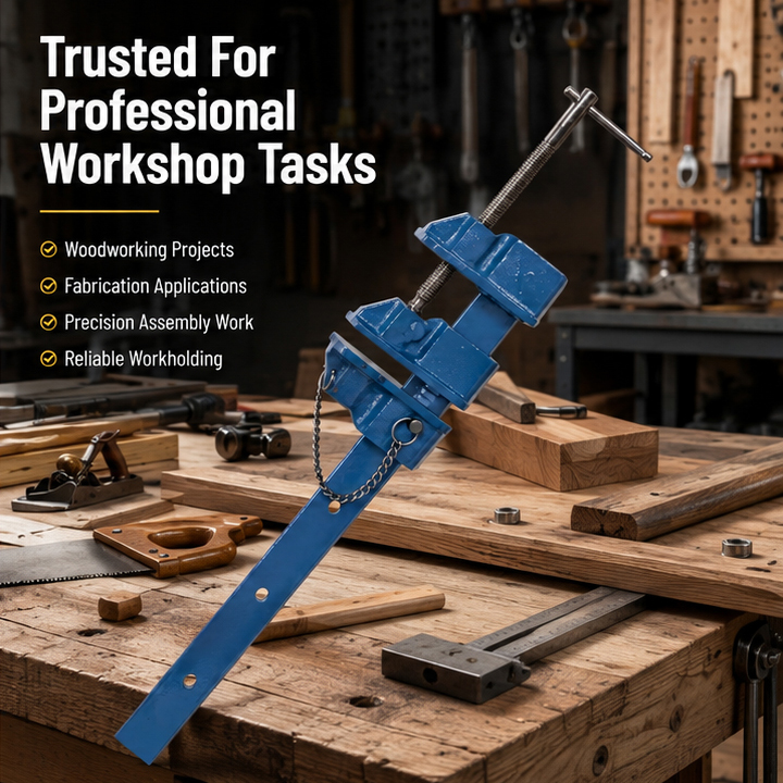 PAUL Sash Bar Clamp Heavy (Solid) Alloy Steel Jaws 2 Feet (24") 4