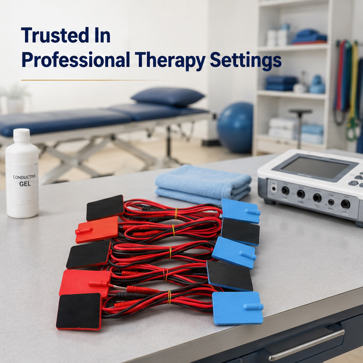 Shivya Healthcare IFT WIRE 2 WIRE 4 ELECTRODE , IFT WIRE , IFT WIRE WITH PAD MUSCLE STIMULATOR Electrotherapy Device (IFT WIRE 2+2)(IFT WIRE 2 WIRE 4 ELECTRODE , IFT WIRE , IFT WIRE )(pack of 8) 4