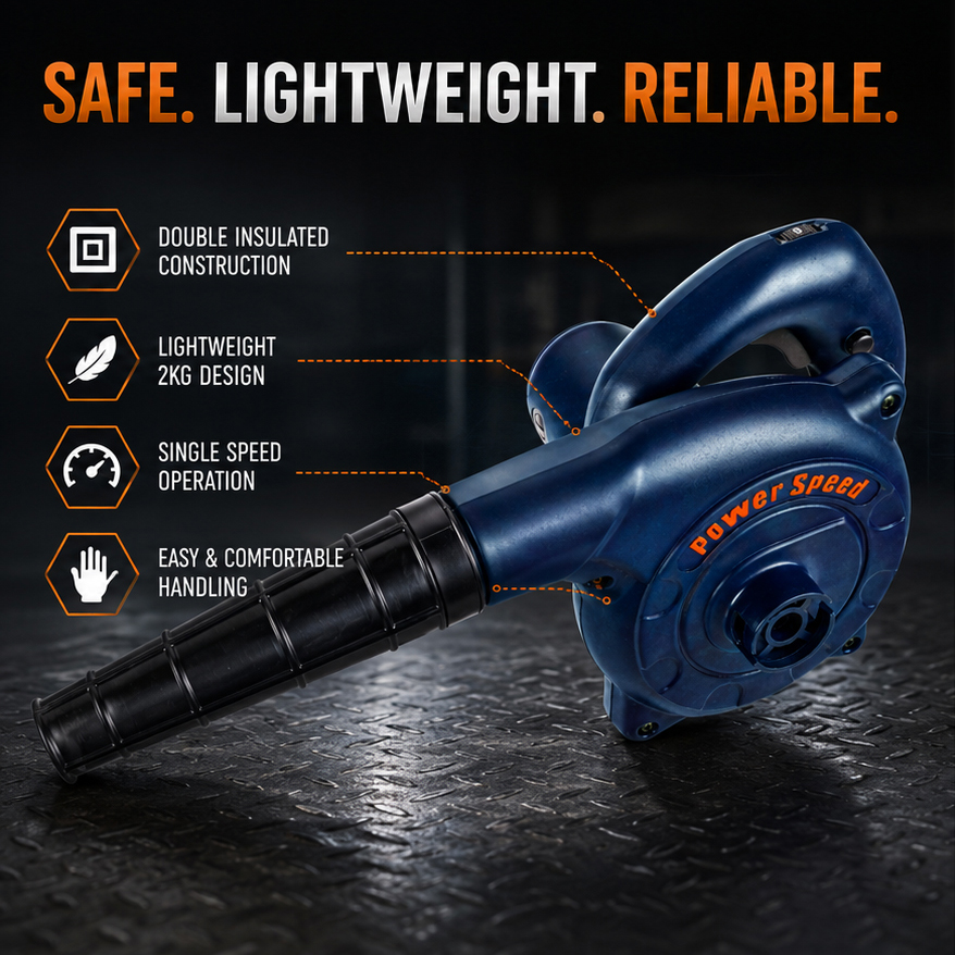 PowerSpeed PSB1703 Electric Blower, 800W Powerful Motor, Single Speed, 3.5 m³/min Air Volume( PSB1703 ) 5