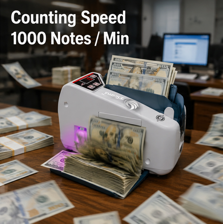 ELCONS V30 Note Counting Machine, Note Counting Machine (Counting Speed - 1000 notes/min) 3
