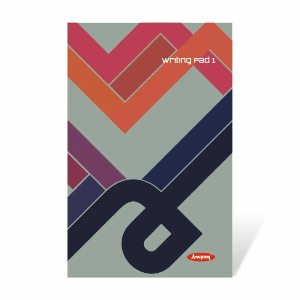 Anupam – Writing Pad-1 (Ruled, 100 pages), pack of 4 2