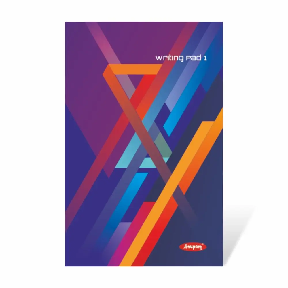 Anupam – Writing Pad-1 (Ruled, 100 pages), pack of 4 3