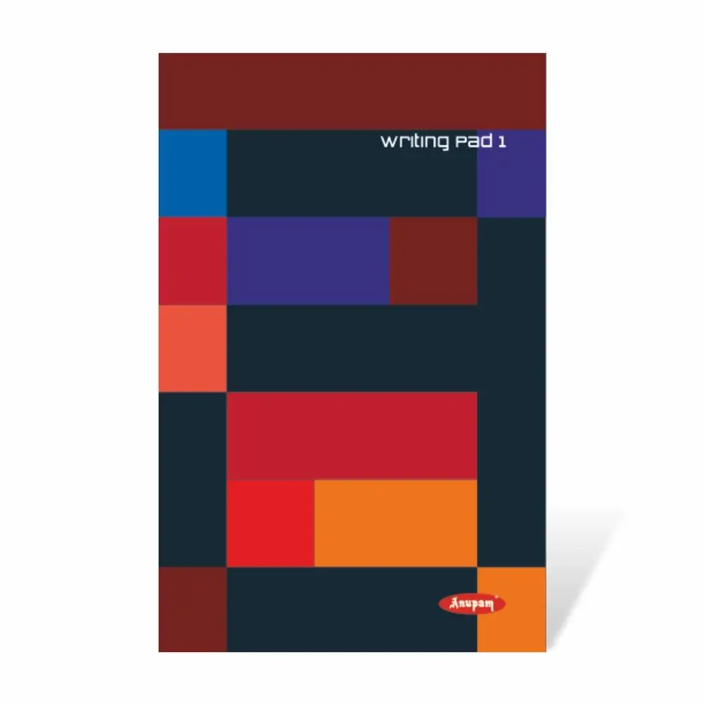 Anupam – Writing Pad-1 (Ruled, 100 pages), pack of 4 4