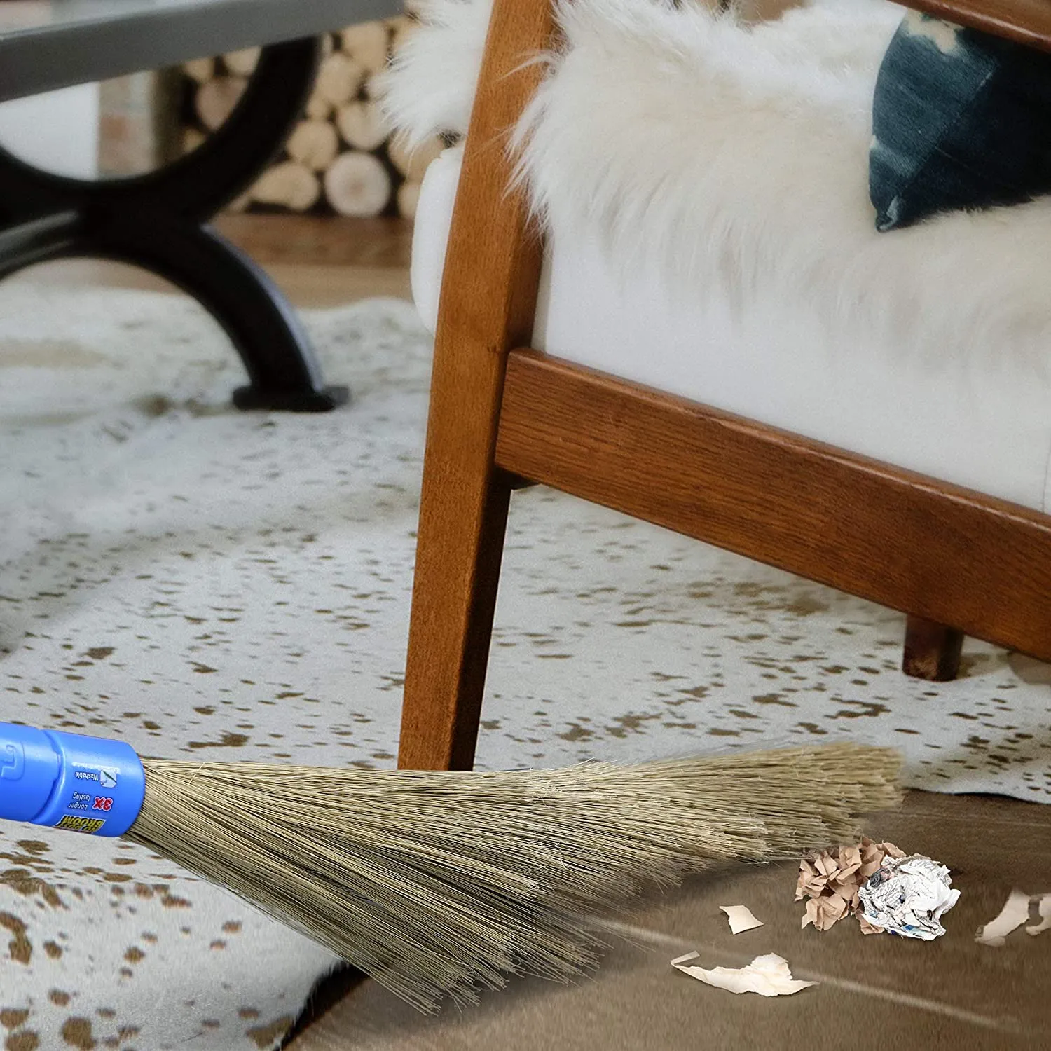 Gala No Dust Soft Broom XL Long Handle Plastic Floor Broom for Home & Office 3