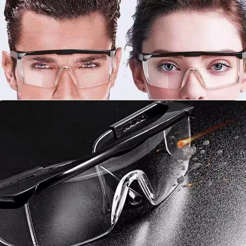 Safety Goggles Anti Fog, Anti Scratch Protective Eyewear, Elegant Design with Excellent Eye Protection Polycarbonate(pack of 10) 4