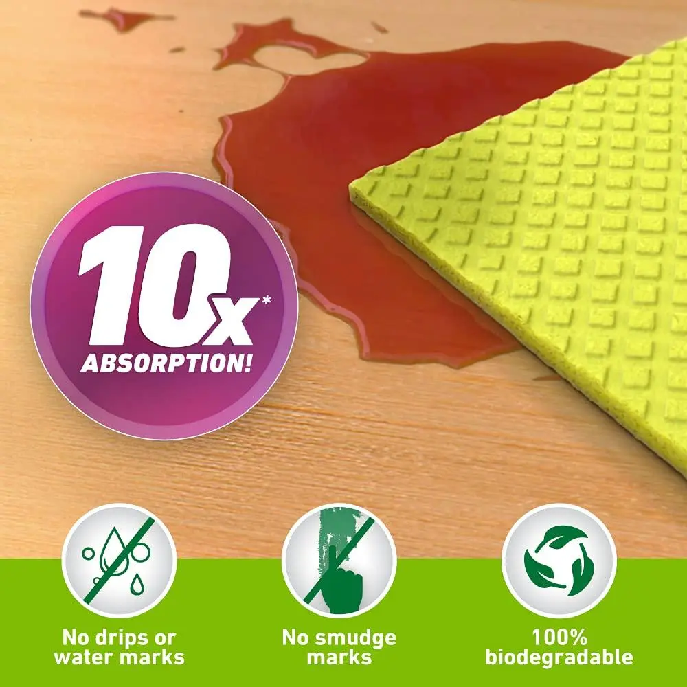 Scotch-Brite Multi Purpose, Easy to Use kitchen Cleaning Sponge Wipe – Pack of 3 4