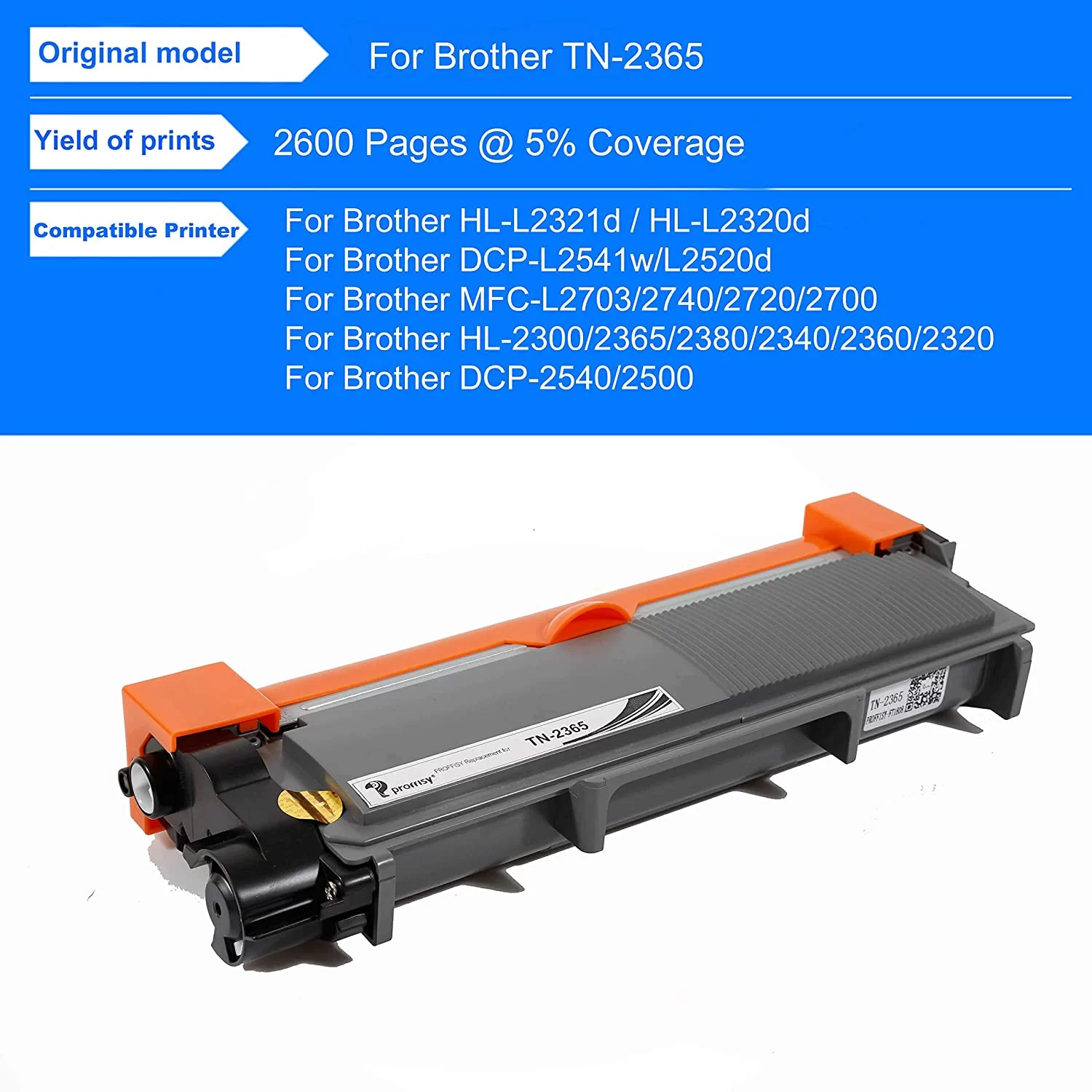 Infytone – Compatible Toner Cartridge TN2365/660(Infytone - Compatible Toner Cartridge TN2365/660) 2