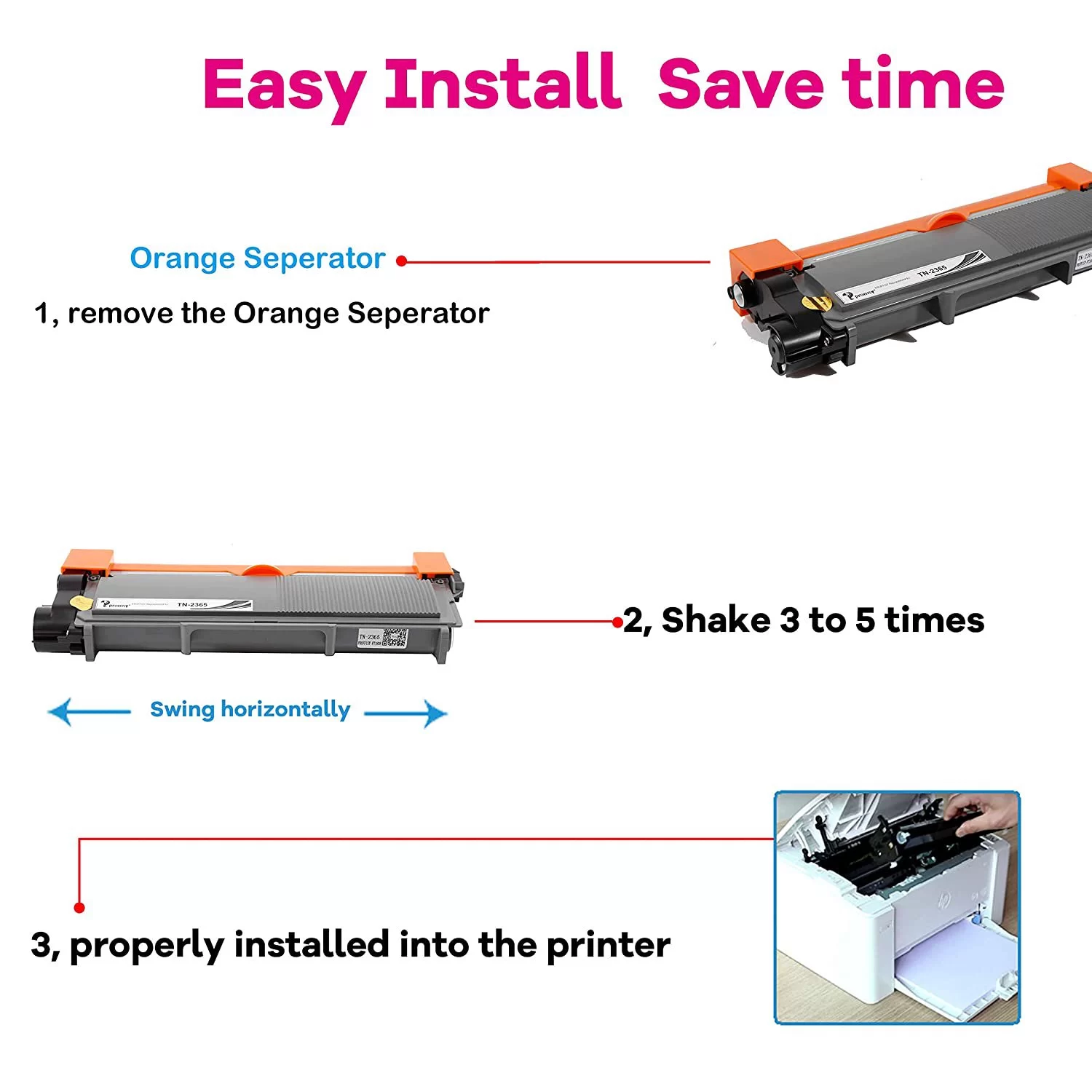 Infytone – Compatible Toner Cartridge TN2365/660(Infytone - Compatible Toner Cartridge TN2365/660) 3