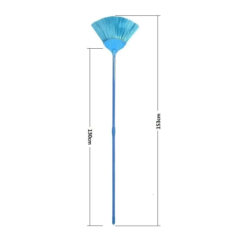 Ceiling Broom Flat – Cleaning Long and extendable Handle Used for Fan, Roof Cleaning Plastic Dry Broom (Multicolor) 3 Piece 4