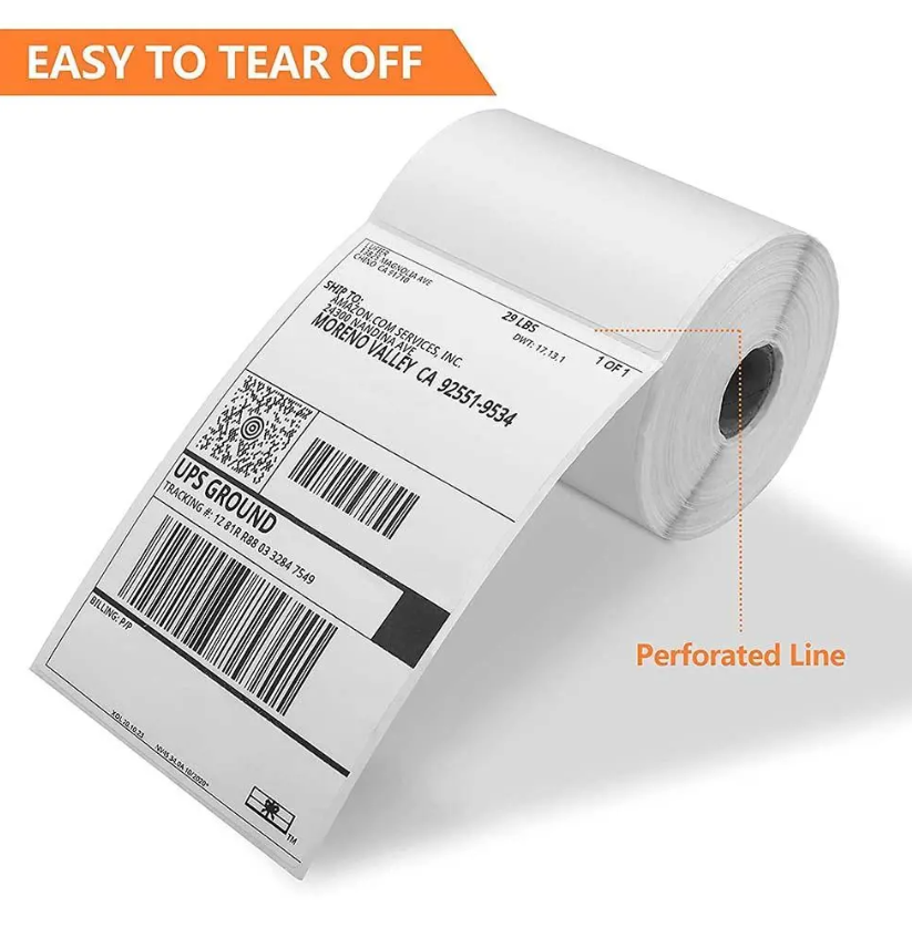 Premium Thermal 4″ x 6″ Shipping Labels – 250 Labels Per Roll | Ultra-Clear Print | Compatible with TSC, Zebra & Rollo Printers 3