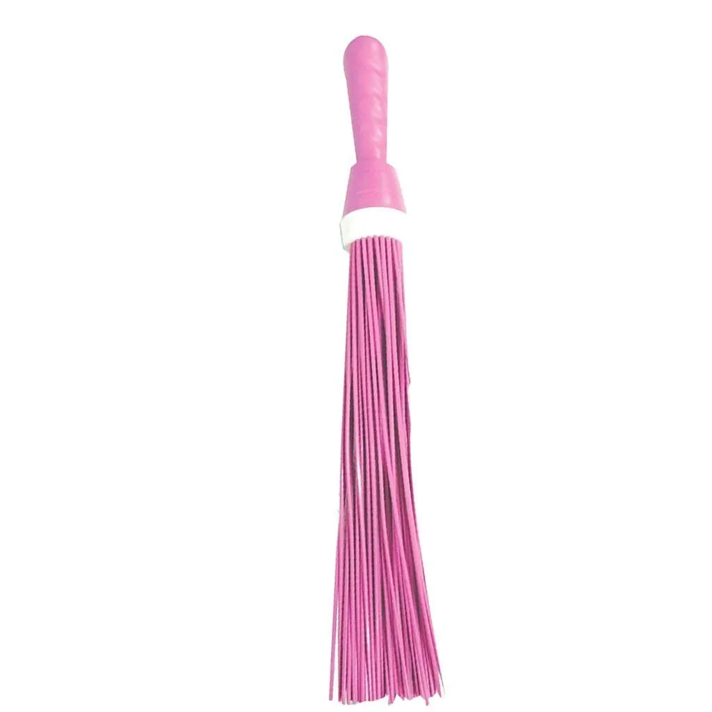Plastic Hard Broom for Washroom, Toilet & Office Cleaning | Long Handle | Virgin Plastic Bristles | Pack of 3 2
