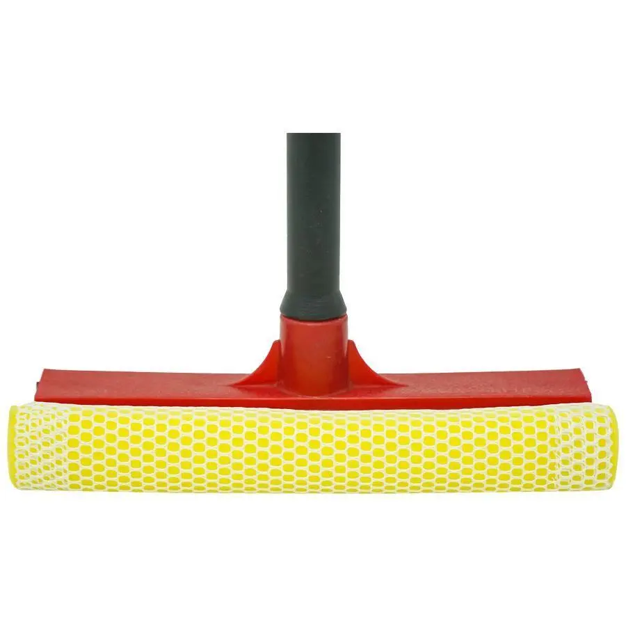 Sponge Glass Wiper- Window & Glass Clean, Small, With Plastic Stick(pack of 2) 4