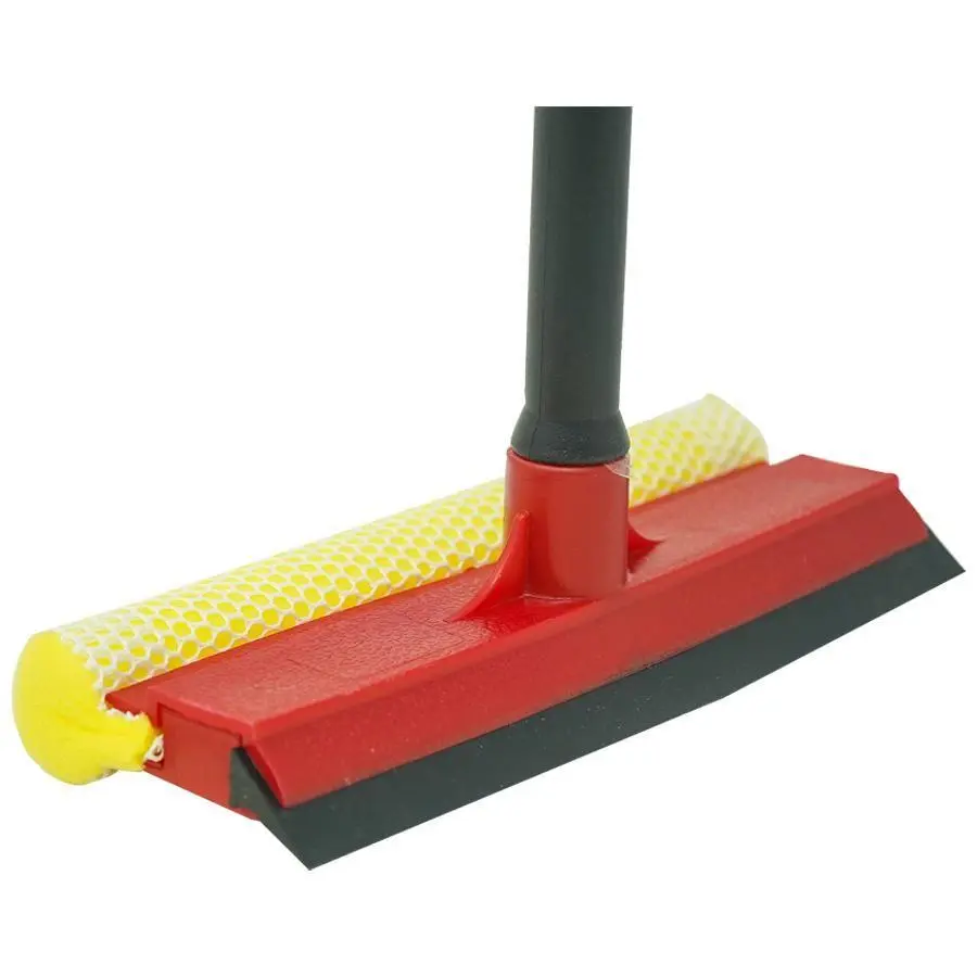 Sponge Glass Wiper- Window & Glass Clean, Small, With Plastic Stick(pack of 2) 5
