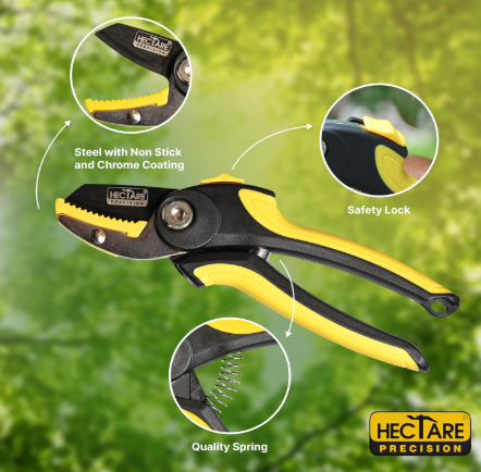 Hectare Precision Pruning Secateurs (Small anvil for dry and hard branch)(Hectare Precision Pruning Secateurs (Small anvil f) 3