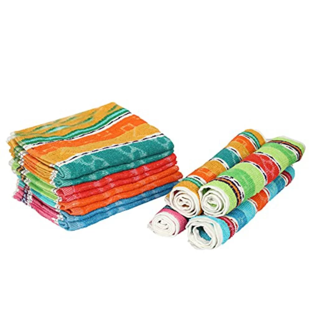Turkish Napkins Small – Multicolour Hand Towel [40 Piece] 4