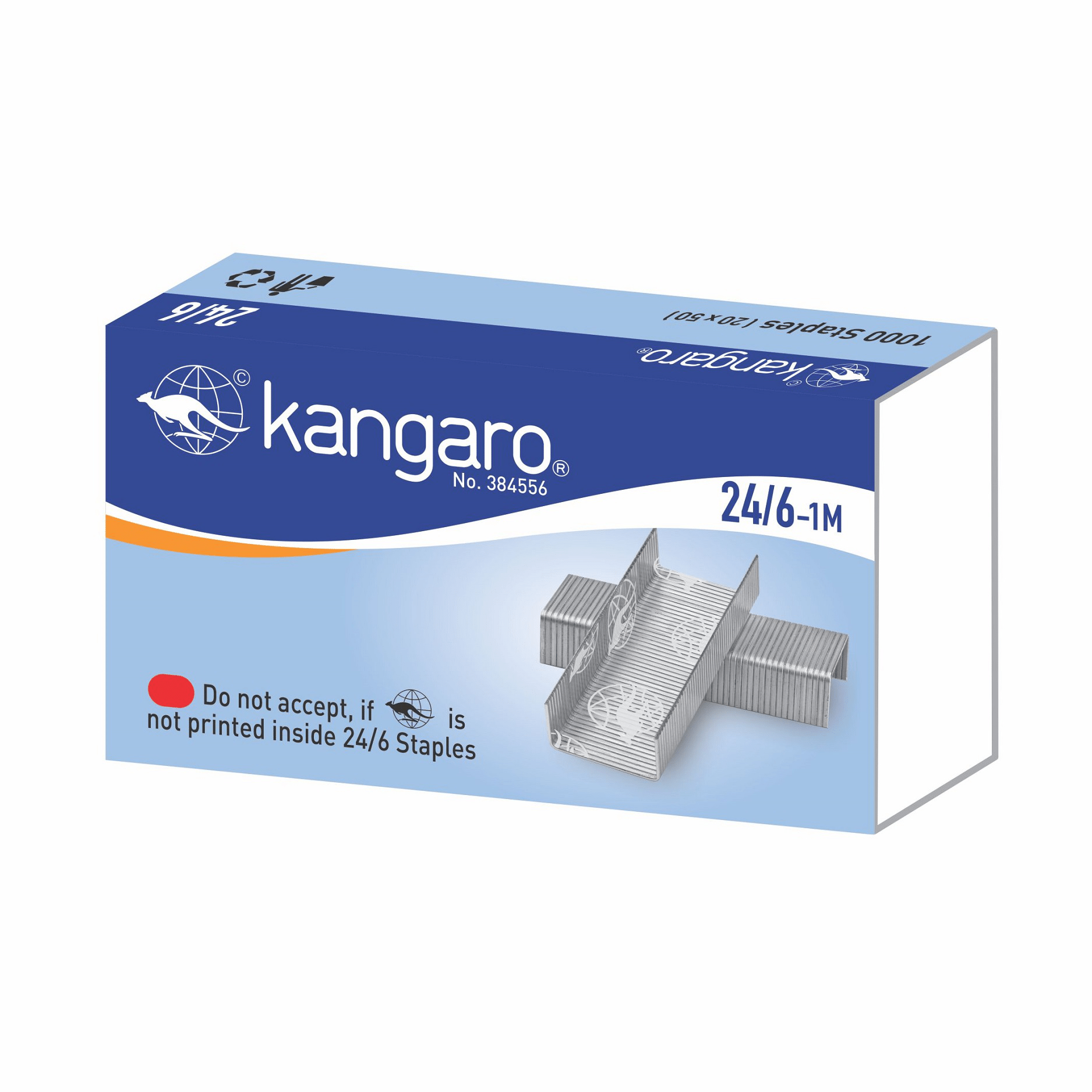 KANGARO PIN 24/6, Staples Pins, Big Stapler pin, 20 PCS 2