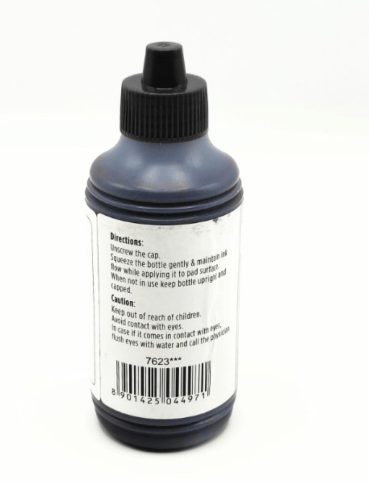 Camlin Kokuyo - Rubber Stamp Pad Ink - 100ml Black  (pack of 5) 2