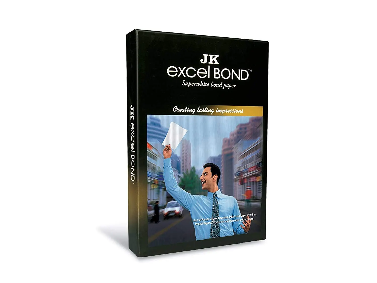 JK Excel Bond A4 85 gsm (500 sheet) 1 Ream, 500 SheetsA4 Size Paper ECO TREE FRIENDLY, 500 SHEETS, Office School Drawing White Jam Free Paper 3
