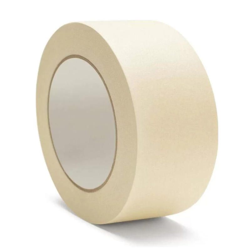 Adhesive Masking Tape 48mm (2 Inch) x 25 Meter | Premium Crepe Paper Writable Masking Tape – Residue Free (Pack of 10) 2