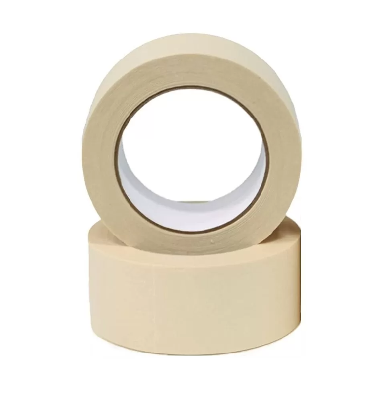 Adhesive Masking Tape 48mm (2 Inch) x 25 Meter | Premium Crepe Paper Writable Masking Tape – Residue Free (Pack of 5) 4