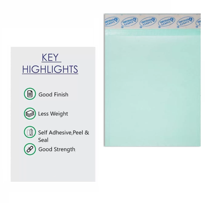 Polynet Envelopes (10 X 8 inch) - Pack of 100 (Green) 3