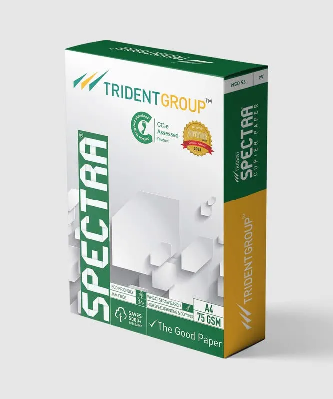 Trident Spectra A4 Copier Paper 75 GSM 500 Sheets Premium Multipurpose Paper 4