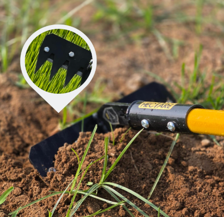 HECTARE Deep Root Weeder Cultivator Head (8-Inch) | Heavy Duty Metal Garden Tool for Root Removal | Essential Agriculture Equipment for Tilling and We(HECTARE Deep Root Weeder Cultivator Head (8-Inch) ) 5