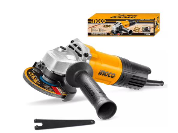 Ingco 750W (4 Inch) Corded Electric Angle Grinder, AG750282 2